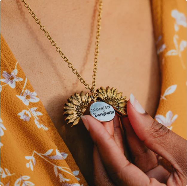 SUNBURST: "You Are My Sunshine Necklace"