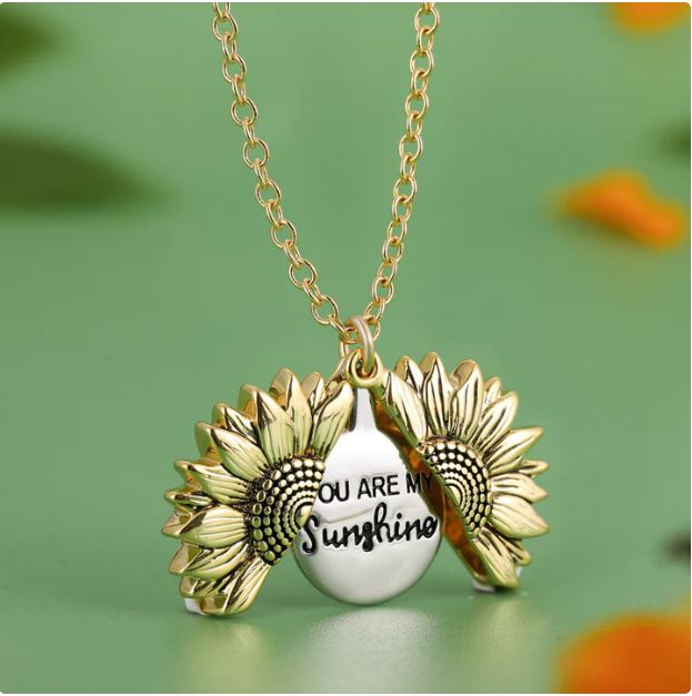 SUNBURST: "You Are My Sunshine Necklace"