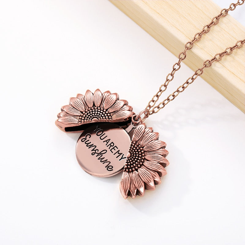 SUNBURST: "You Are My Sunshine Necklace"