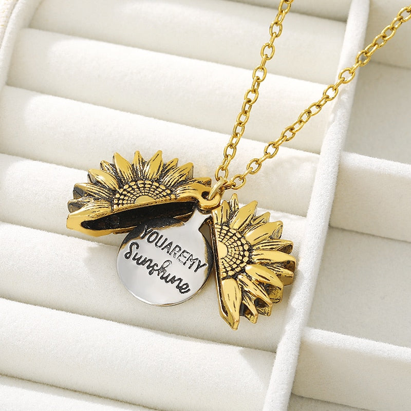 SUNBURST: "You Are My Sunshine Necklace"