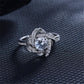 EVERLOVE:  "Heart Knot" Sterling Silver Ring