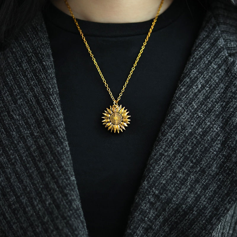 SUNBURST: "You Are My Sunshine Necklace"