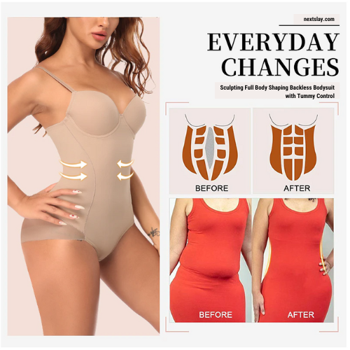 SCULTPING FULL BODY CONTOURING BODYSUIT  W.  TUMMY CONTROL,  PUSH UP BRA, &  BUTT LIFT