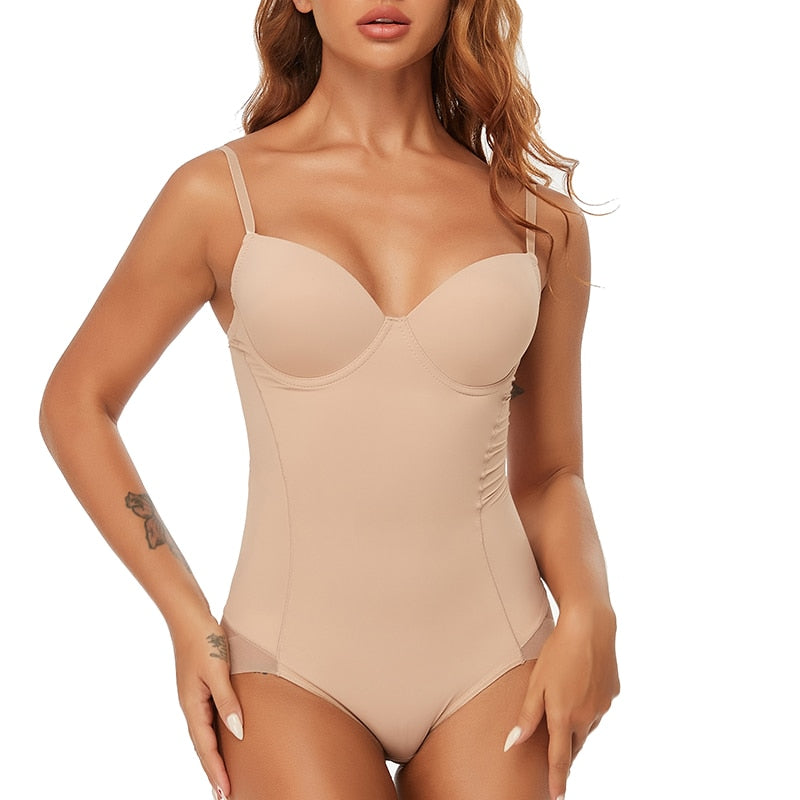 SCULTPING FULL BODY CONTOURING BODYSUIT  W.  TUMMY CONTROL,  PUSH UP BRA, &  BUTT LIFT