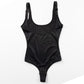 SCULTPING WAIST SLIMMING OPEN BUST THONG BODYSUIT