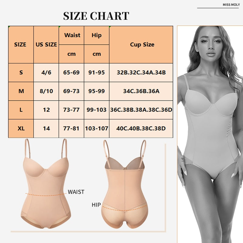 SCULTPING FULL BODY CONTOURING BODYSUIT  W.  TUMMY CONTROL,  PUSH UP BRA, &  BUTT LIFT