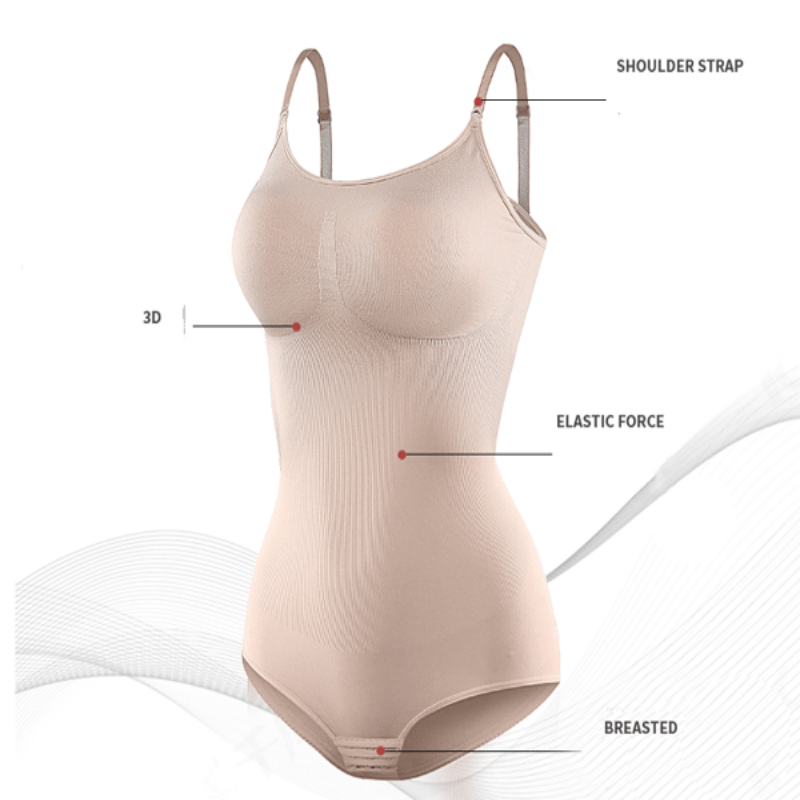 SCULPTING BODYSUIT W. SNAPS